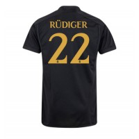 Real Madrid Antonio Rudiger #22 3rd trikot 2023-24 Kurzarm